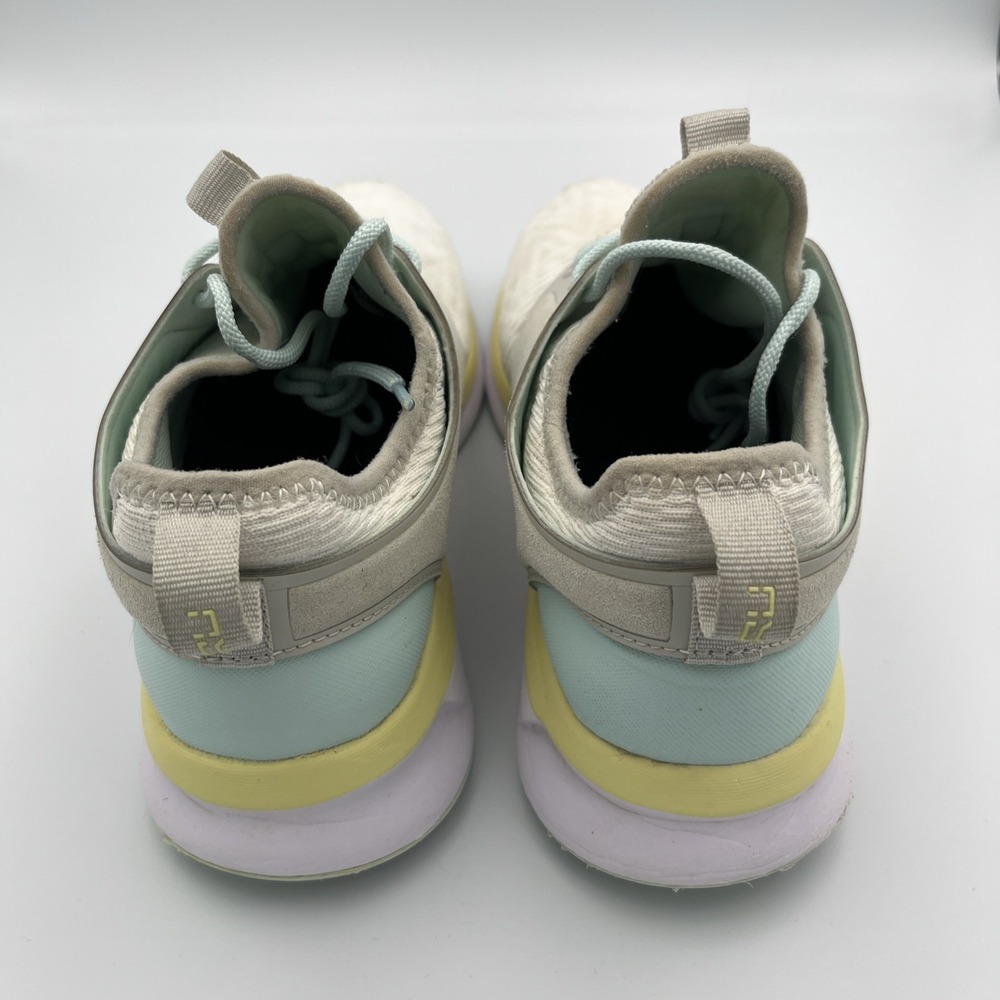 Kuru Atom Cloud Sneakers Womens 8.5 Gray Yellow Lace Up Athletic‎ Running Shoes - Picture 7 of 14